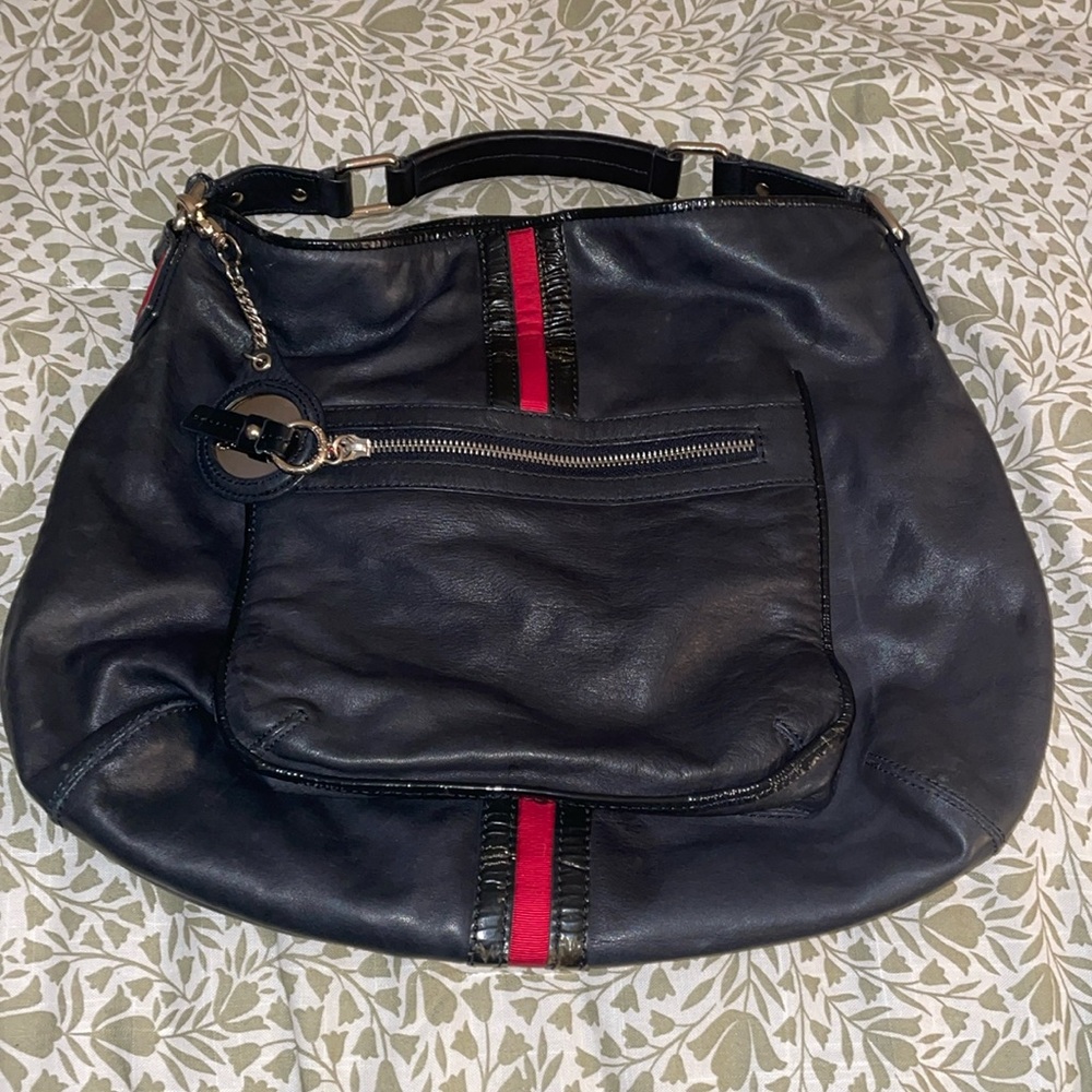 Charles David leather hobo bag